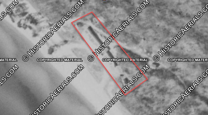 Wildwood Beach Motel - 1954 Aerial (newer photo)